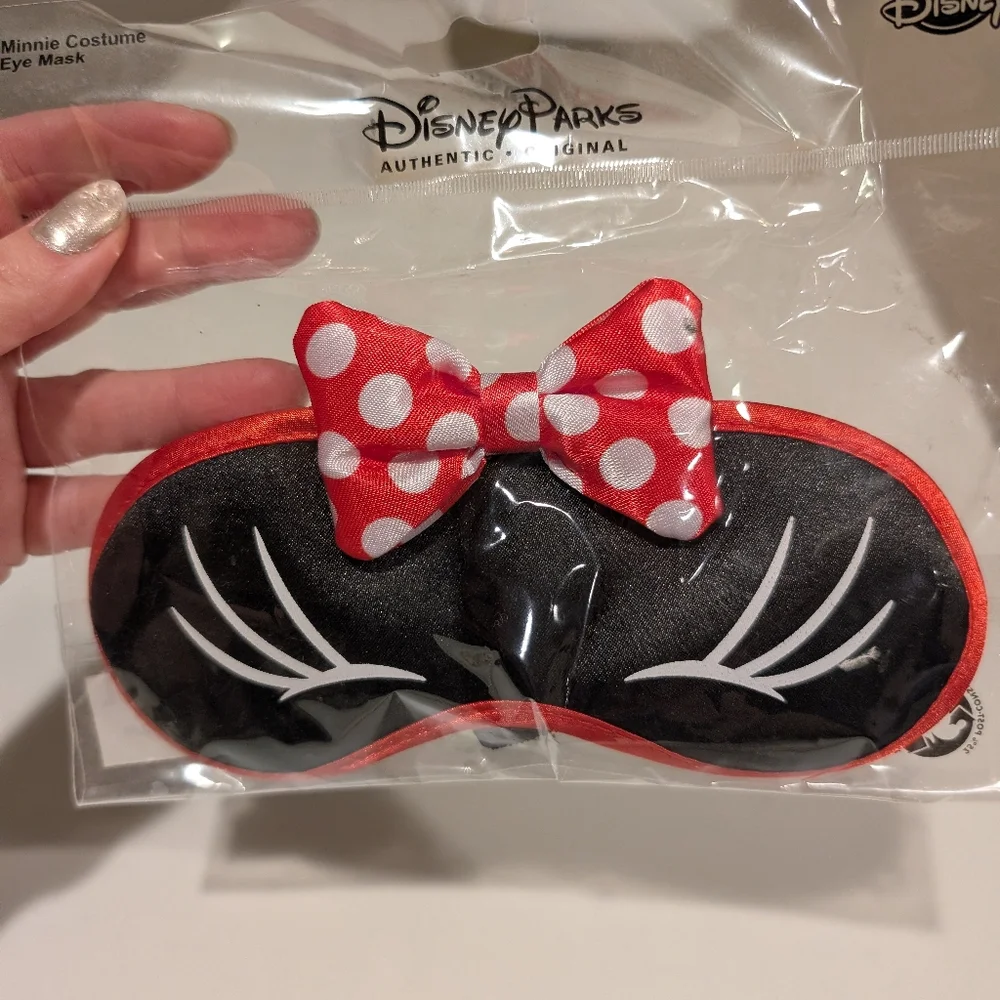 Disney Minnie Mouse Sleep Mask - Red and Black